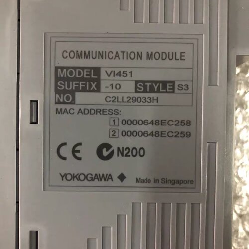 【询价】YOKOGAWA横河CPU模块VI451-10 议价VI