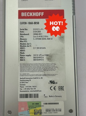 BECKHOFFC693010680050整机主板-议价