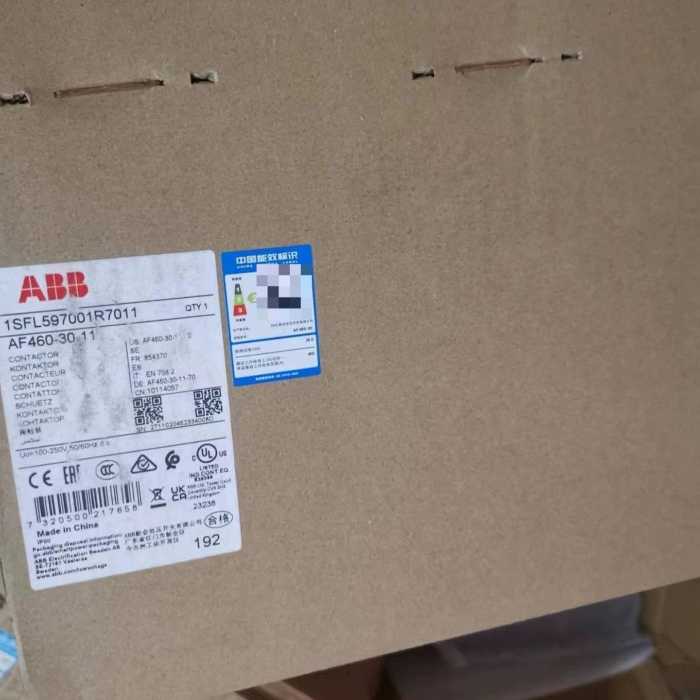 接触器，AF460-30-11，未拆封，库询价