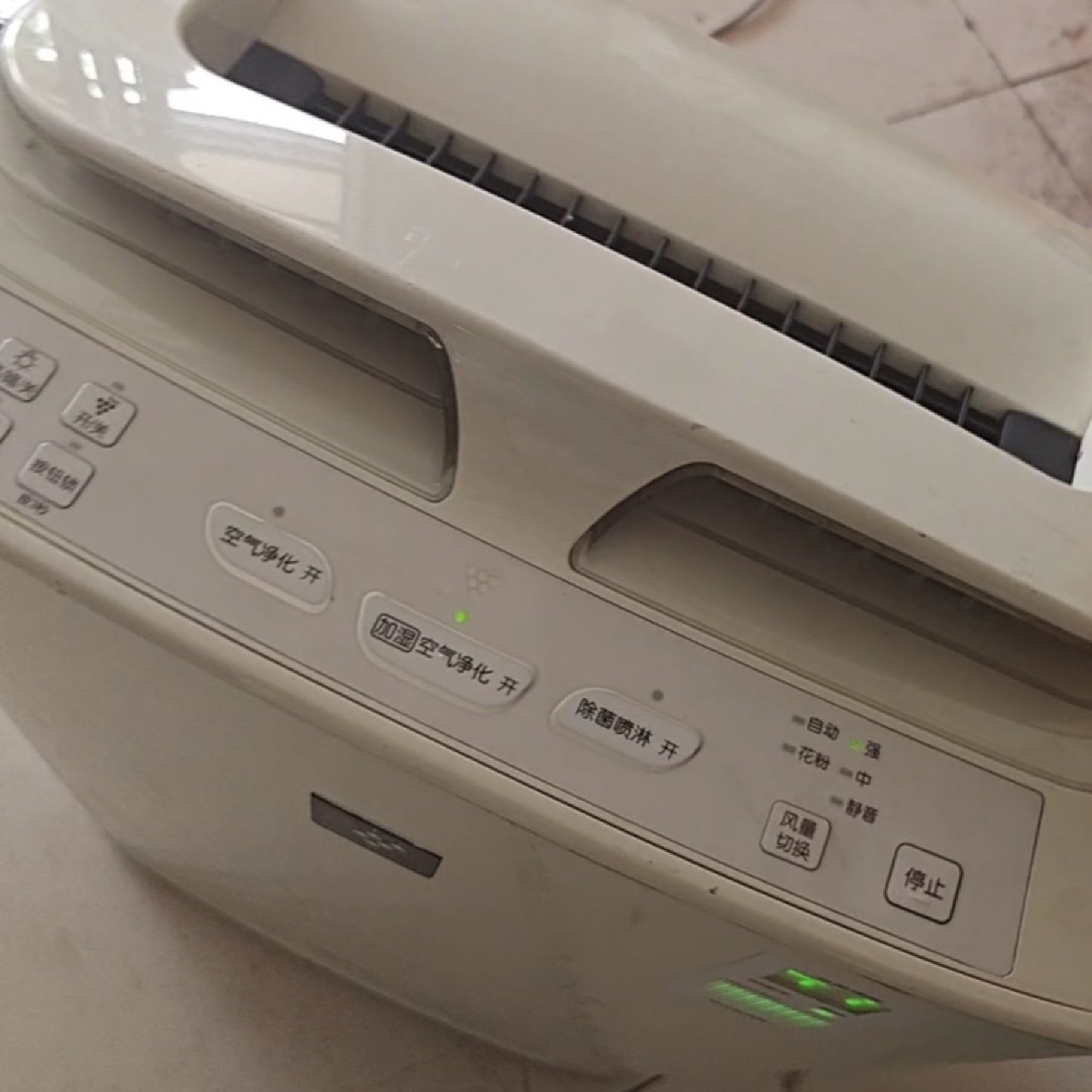 夏普加湿型空气净化器KJF380ZAW带负离子加湿功能适-议价