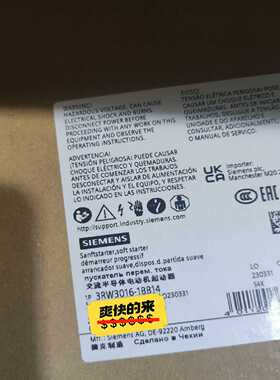 软启动器3RW3016-1BB14，包装齐全，询价
