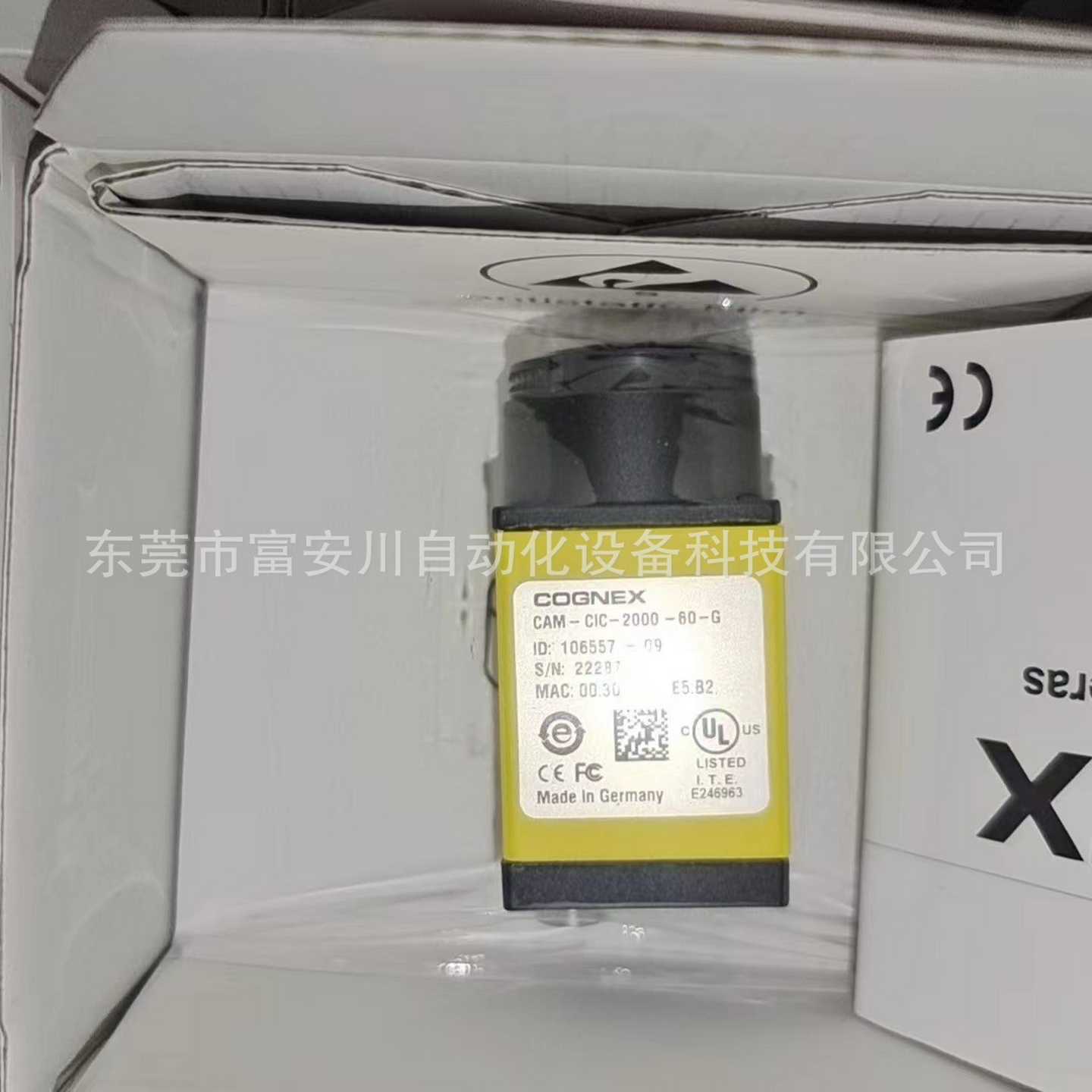 CAM-CIC-2000-60-GF康耐视工业相机全新原装现货议价