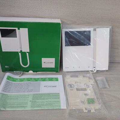 Comelit 6701W Minidoor Entry Monitor with Handset