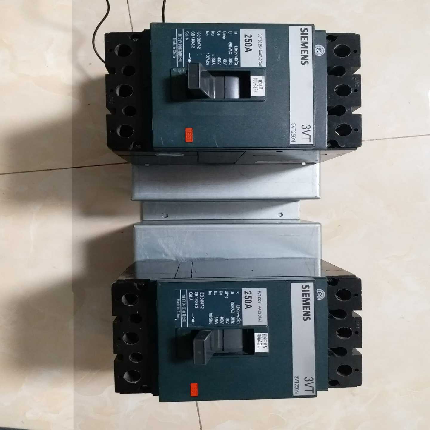 询价250A西门子3VT8325塑壳断路器空气开关3VT8