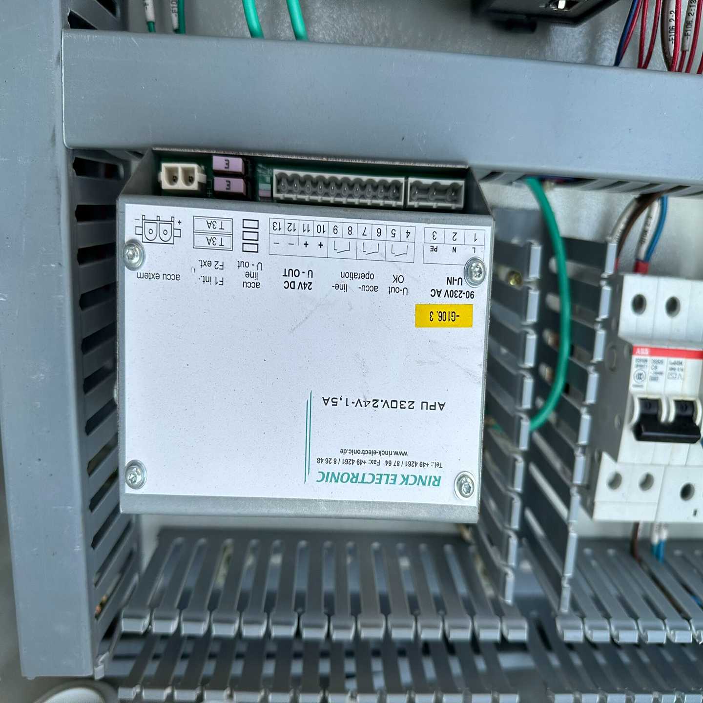 【议价】德国Rinck电源模块APU230V.24V-1.5适用