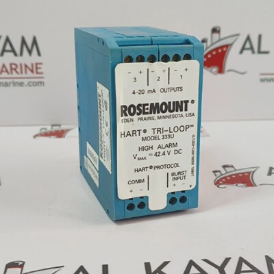 ROSEMOUNT 333U HART TRILOOP ALARM MODULE FAST SHIP BY DHLFED