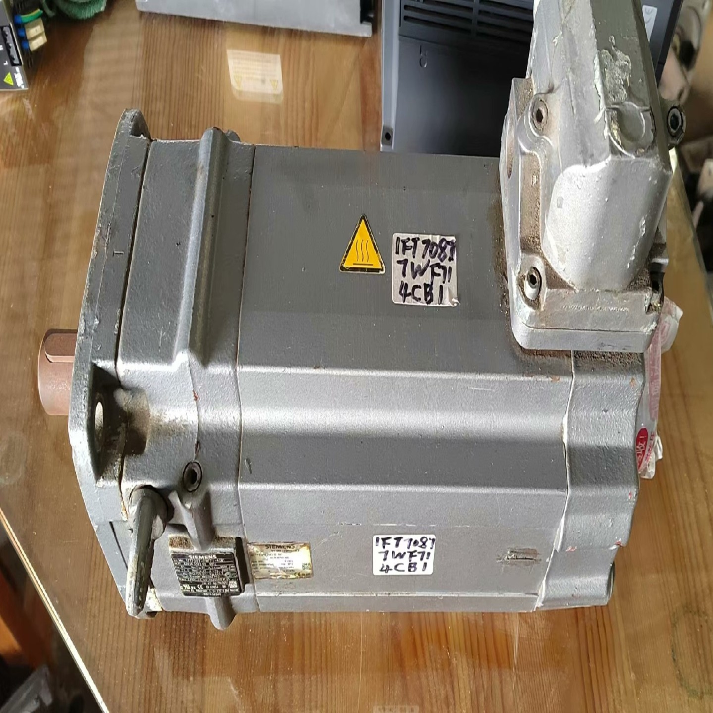 【议价】罕见的1FT7087-7WF71-4CB1型水冷带抱闸伺服电