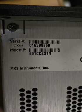 MKS600  真空显示蝶阀控制器，如图~议价