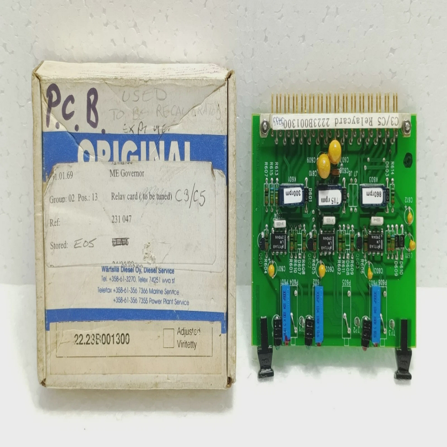WartsilaC3/C5RelayCard2223B001300NewSurplusOEMMarine