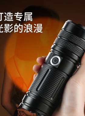 摄影变焦电筒四色造影灯婚礼拍照摄像直播打光造型人像氛围补光灯