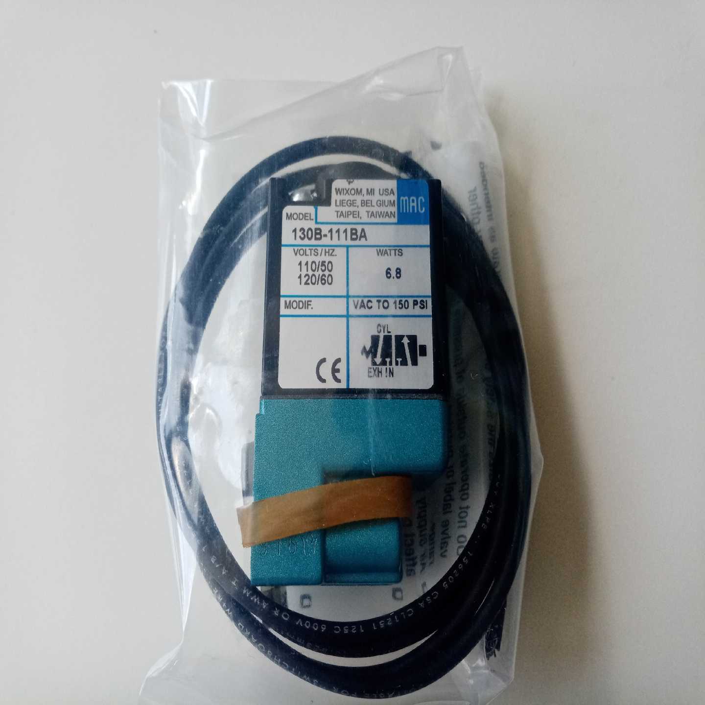MAC电磁阀先导阀线圈130B-111BAAA，~询价