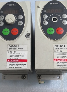 东芝VFS11变频器两台打包出售型号VFS112004