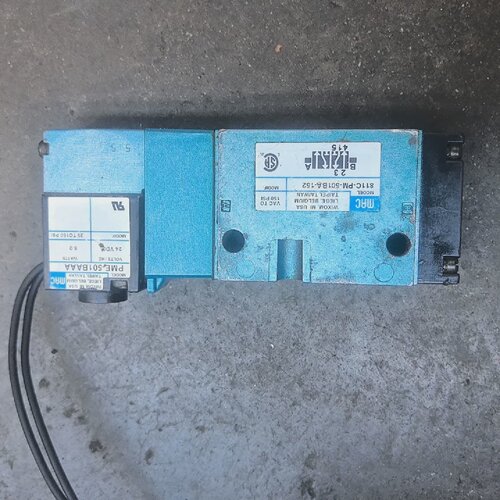 溢价-MAC电磁阀811CPM501BA152蓝色外壳成