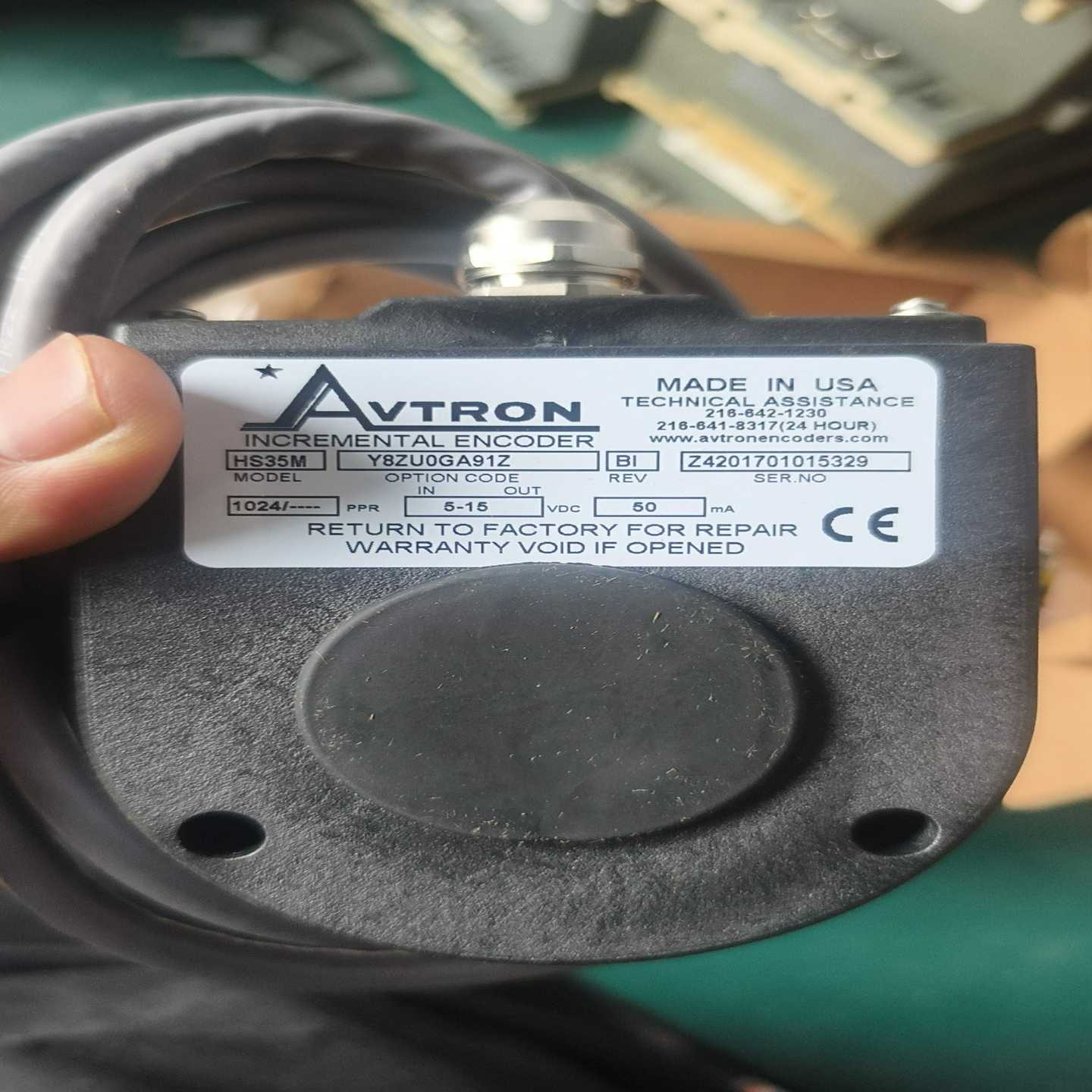 美国AVTRON埃福创编码器HS35M，型号Y8ZU0GA9议价