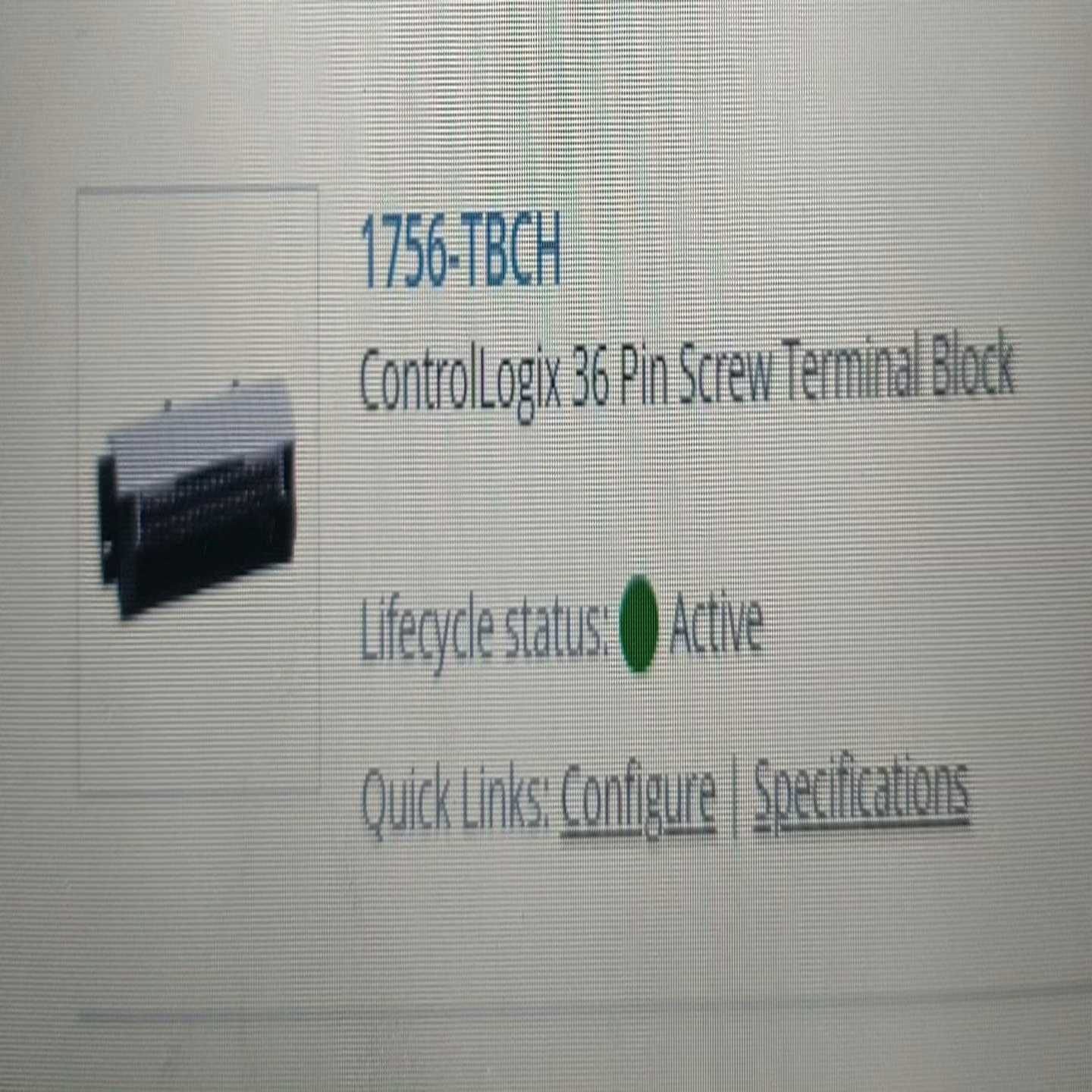 【议价】【A-BPLC端子】1756-TBCHControlLo