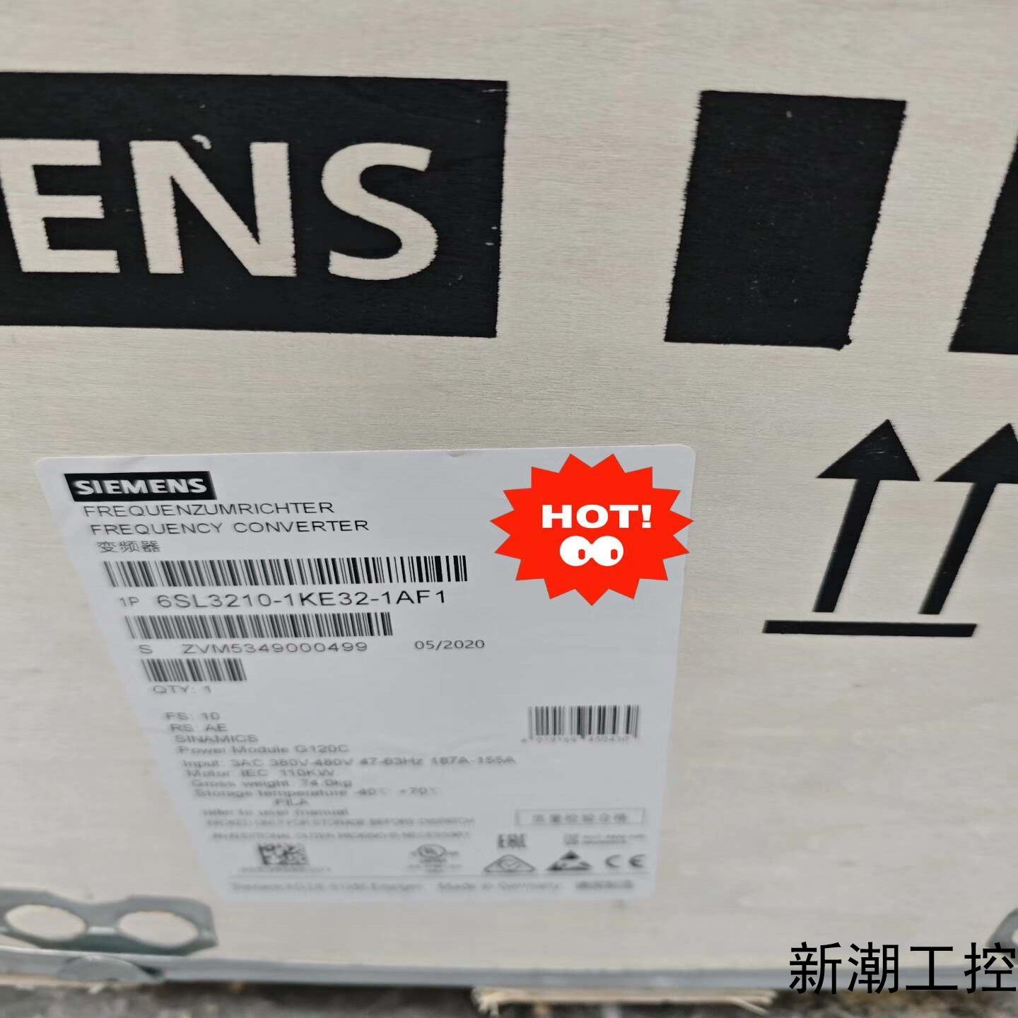 西门子变频器 6SL3210-1KE32-1AF1议价商品