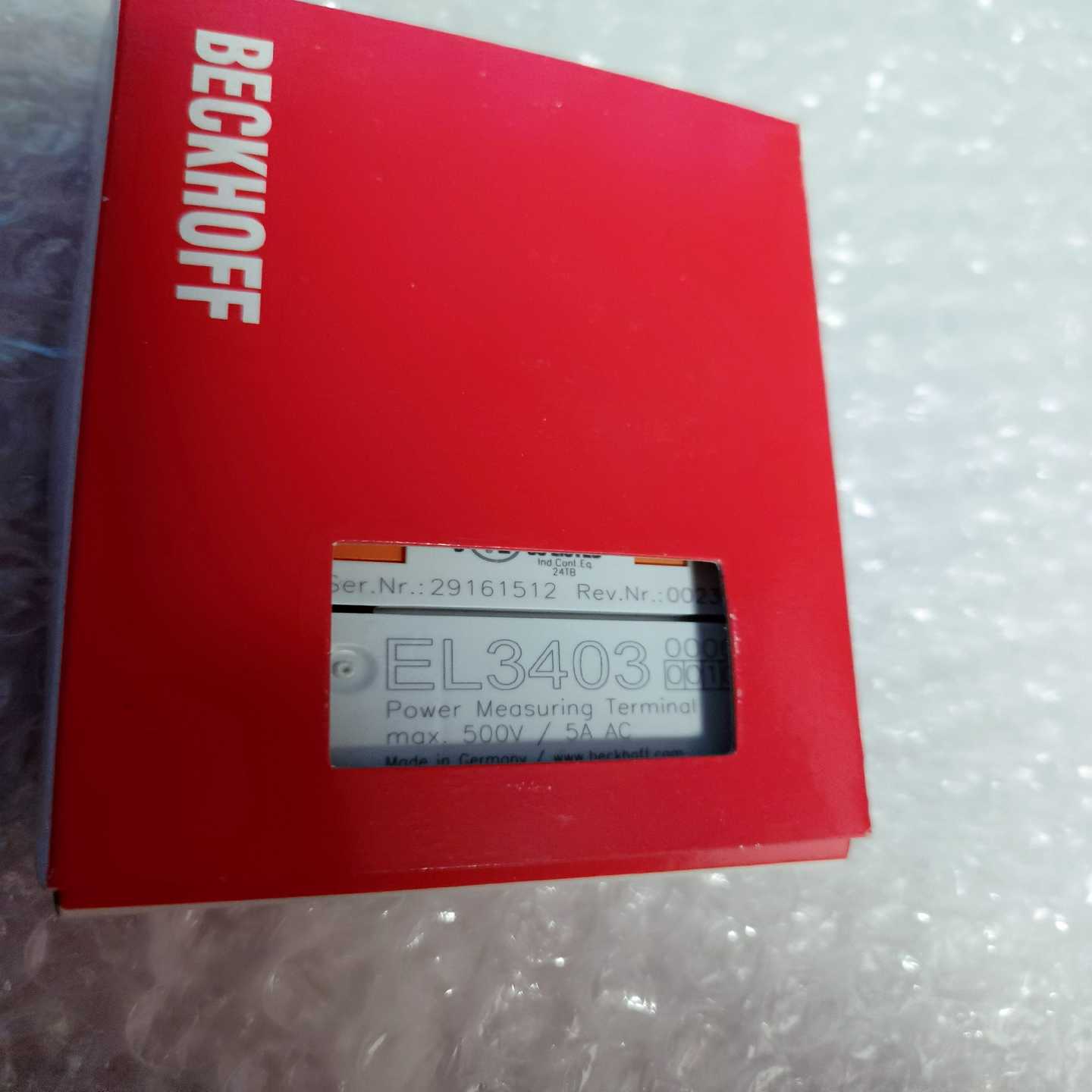 【星慕电子】BECKHOFF倍福EL3403-0010