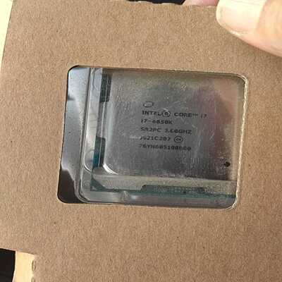 询价~I7-6850KCPU，的带包装