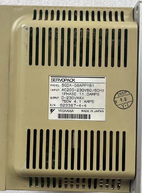 SGDA08APPY61安川伺服驱动器