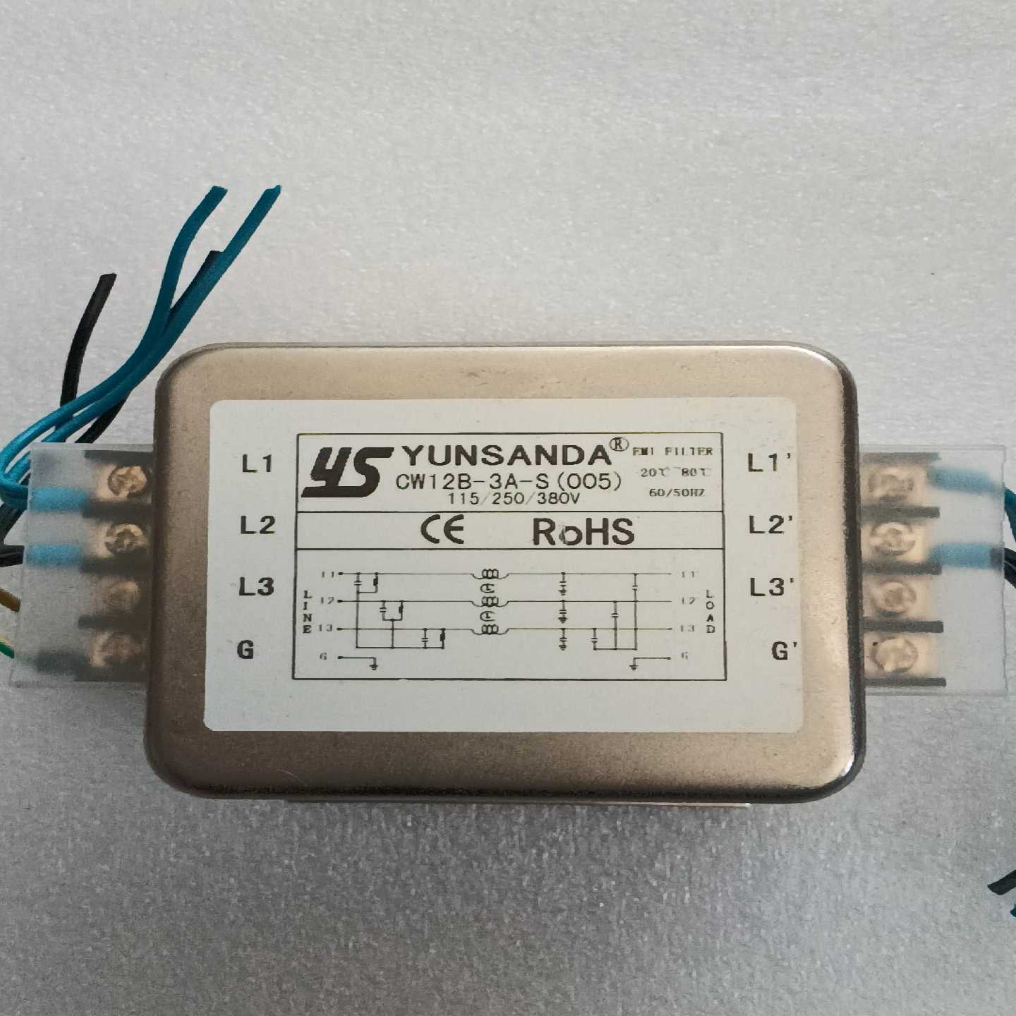 【议价】YUNSANDA滤波器，CW12B-3A-S(005)。适用