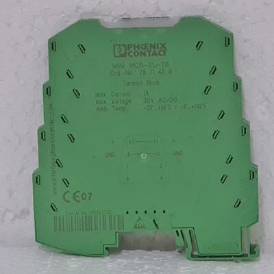 Phoenix Contact MINI MCRSLTB Feedthrough Terminal Block Ord.