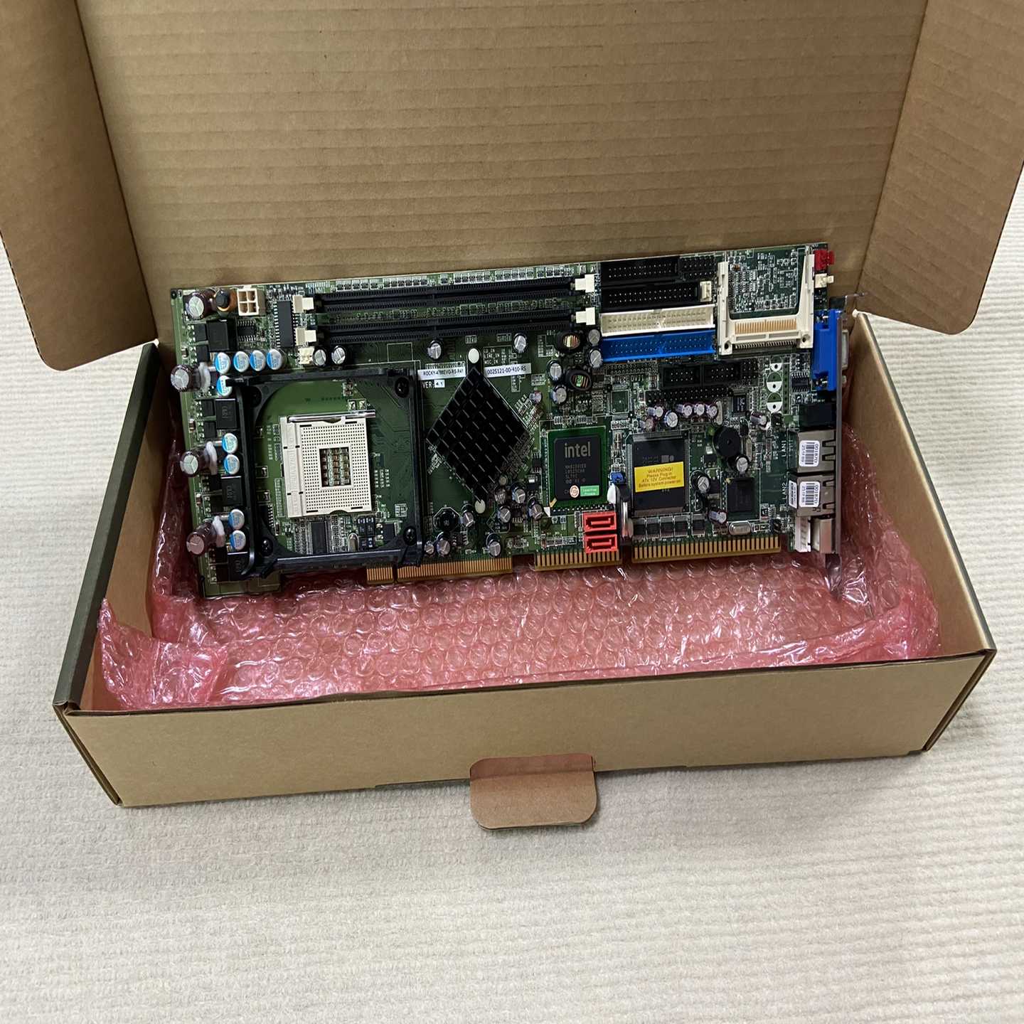 库存5片主板IEI威达电ROCKY-4786EVG-R适用