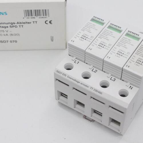 SIEMENS  5SD7 070 5SD7 061 BERSPANNUNGSABLEITER SPD TT 5SD70