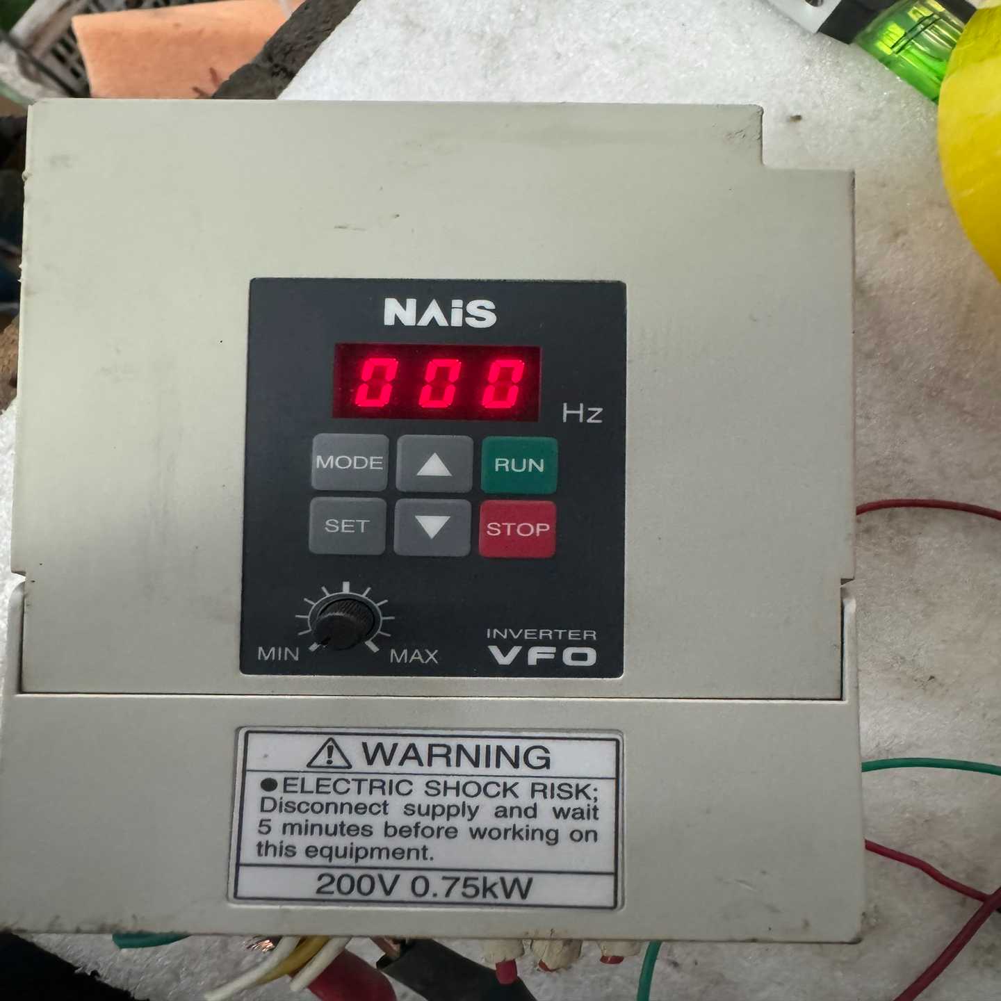 【请询价】INVERTER+变频器075KWAC220V成色如图