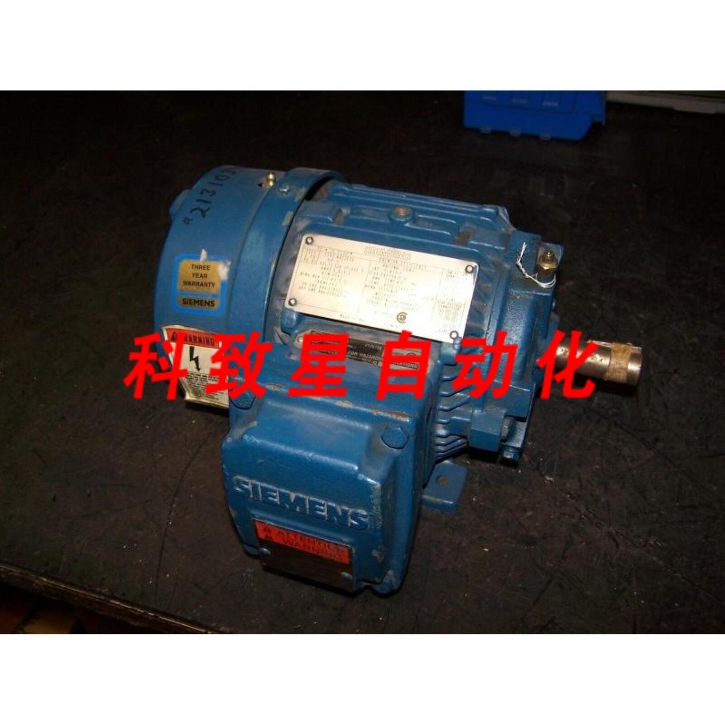 工业配件1马力电动电机 460Y230YYVAC1745 RPM 143T RGZZES