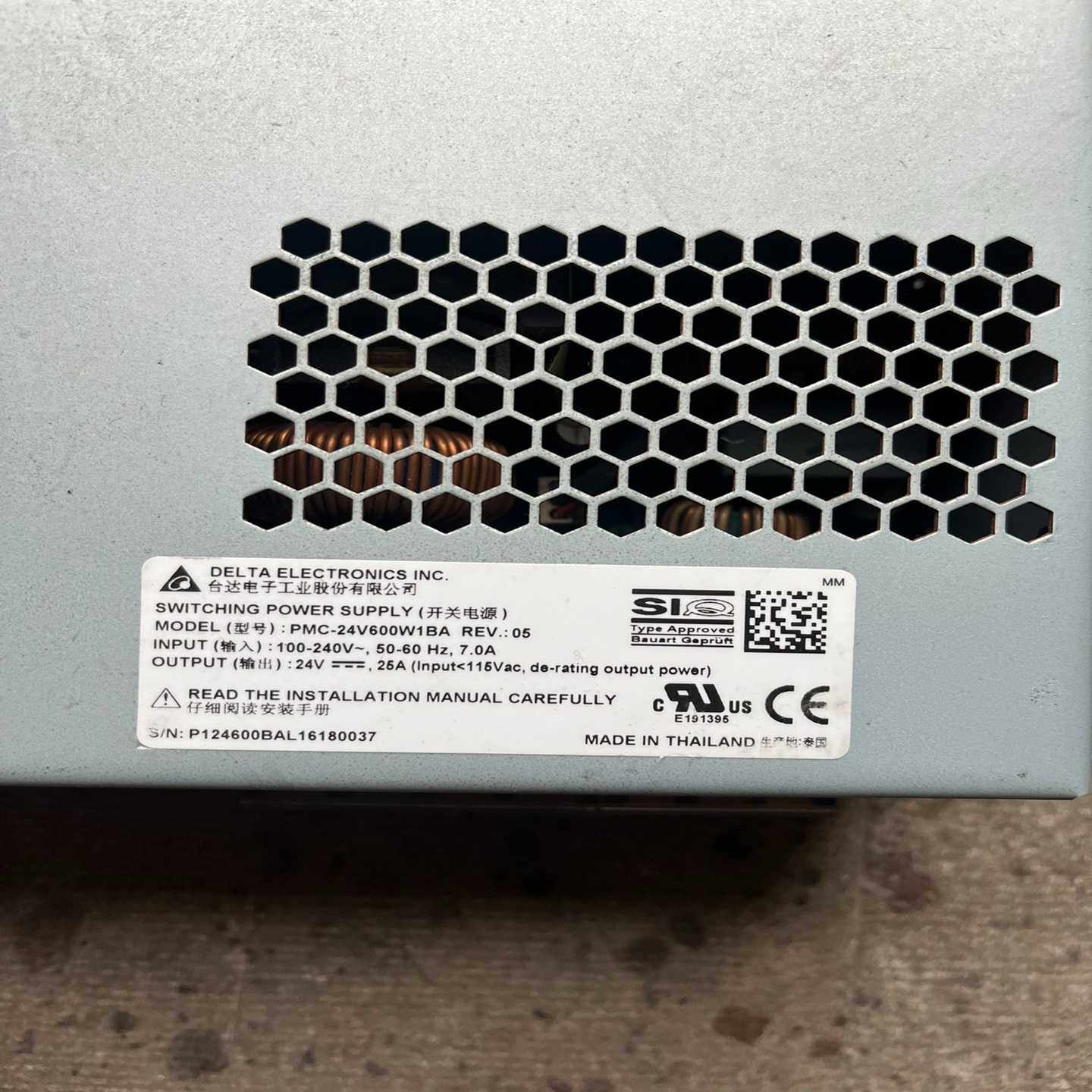 二手原装拆机台达PMC-24V600W1BA电源输出24V2-议价