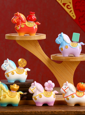 马年入户玄关装饰摆件客厅电视柜餐边酒柜子乔迁之喜礼物送人实用