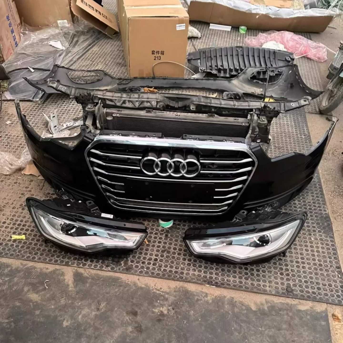 A6L2.0T适用于12-15款奥迪A6LC7前嘴总成--议价商品