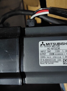 新的三菱伺服电机带原包装有10台型号HCKFS23K议价