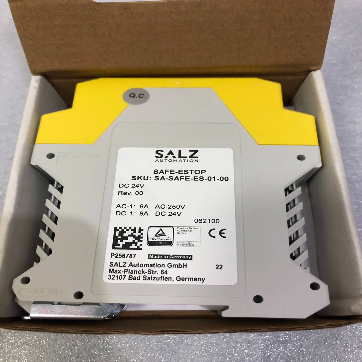 询价SALZ原装SAFE-ESTOP安全继电器SA-SAFE