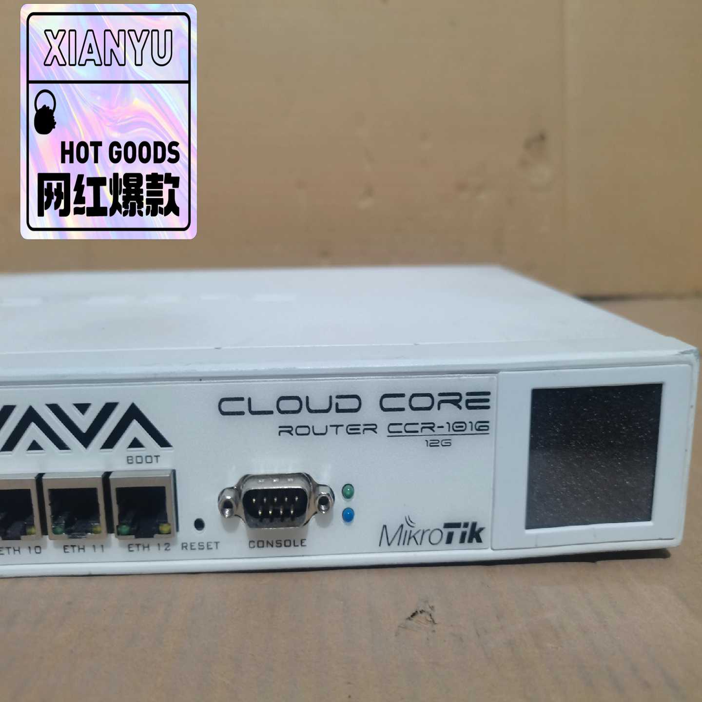 16核Mikrotik路由CCR1016-12G路由RO--议价商品