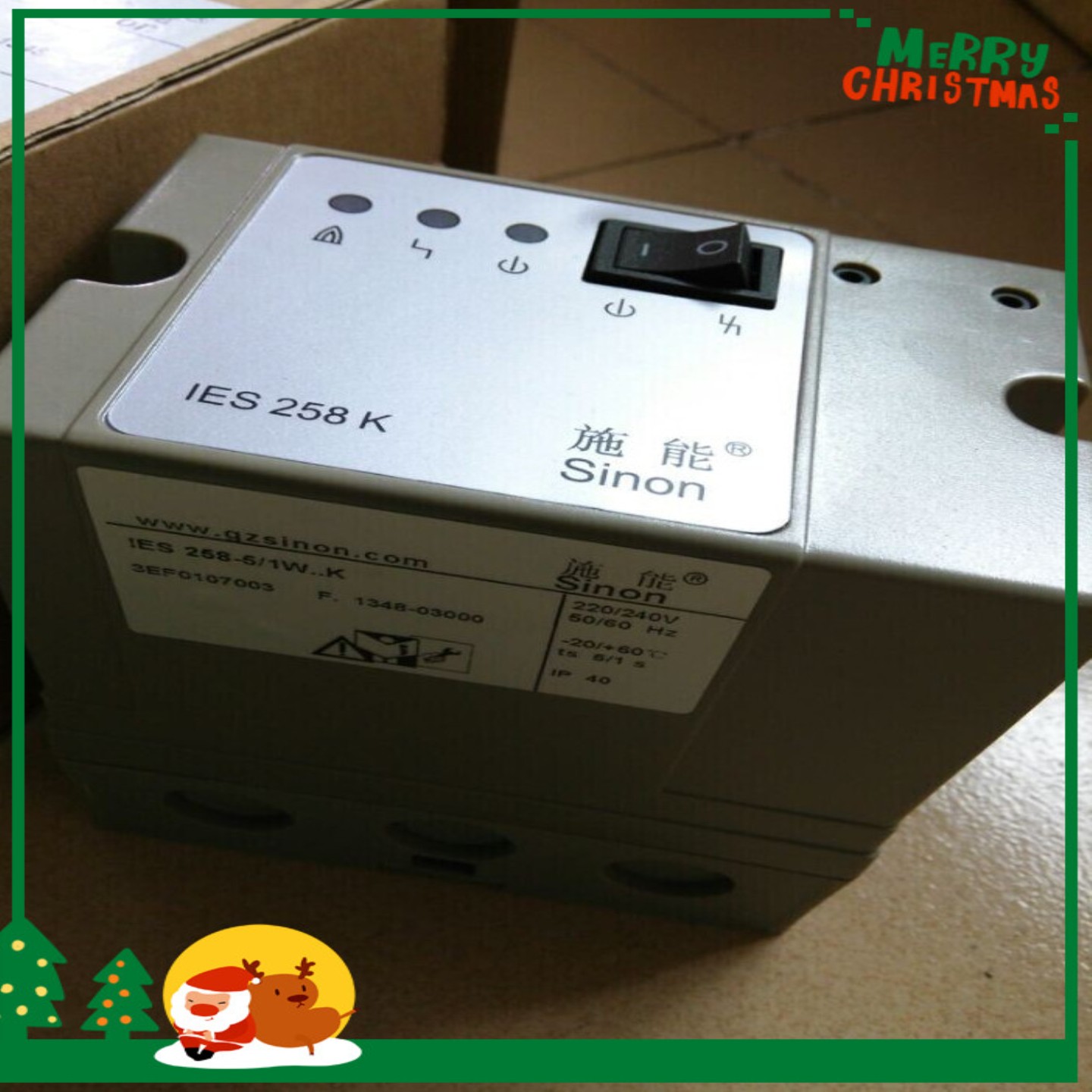 SINON施能点火控制器IES258K 烧嘴控制器IES258-51W