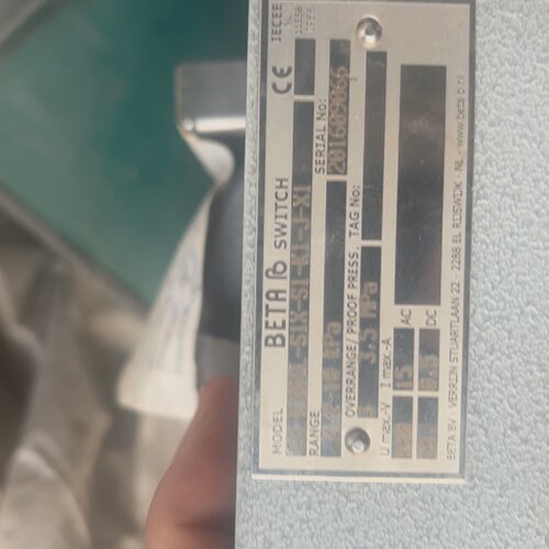 询-BETA压力开关型号C31D304LS1XS1K1