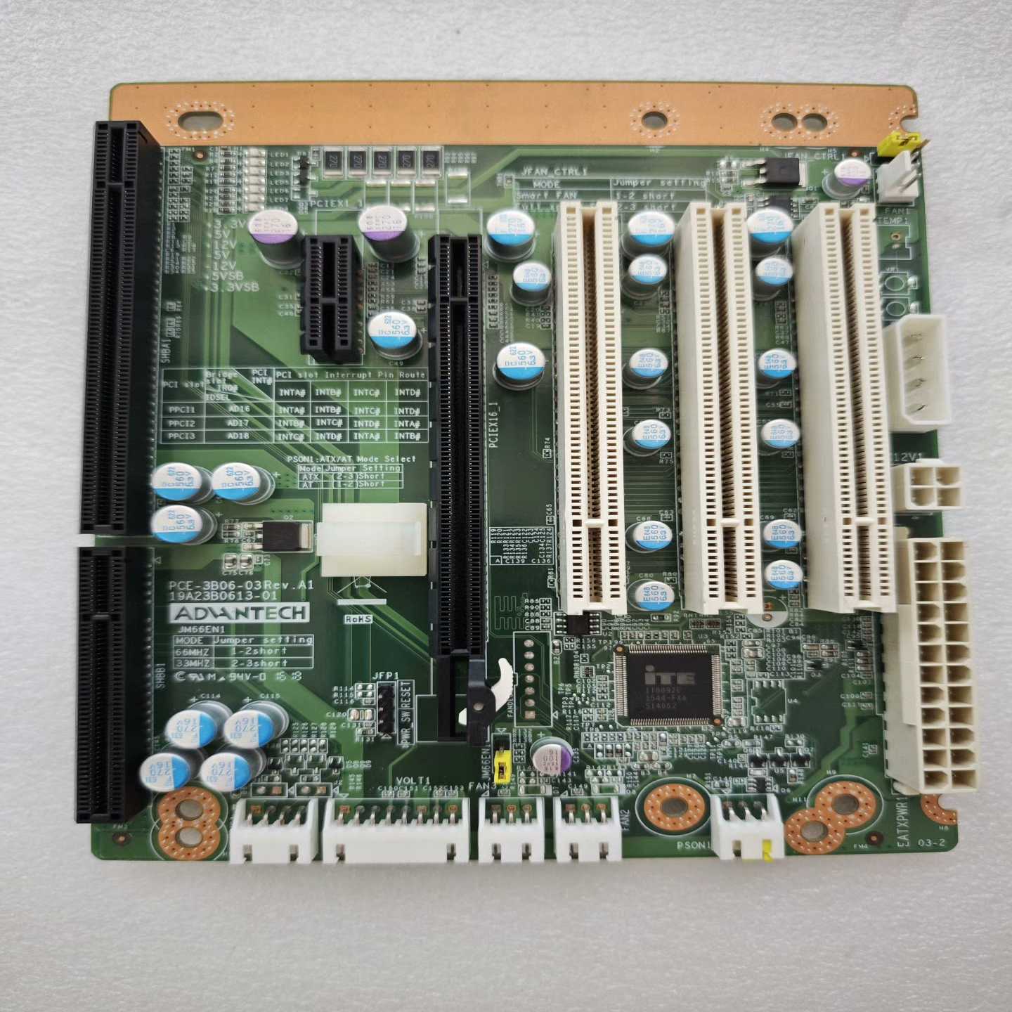 研华工控机底板PCE-3B06-03Rev.A1实物图适用