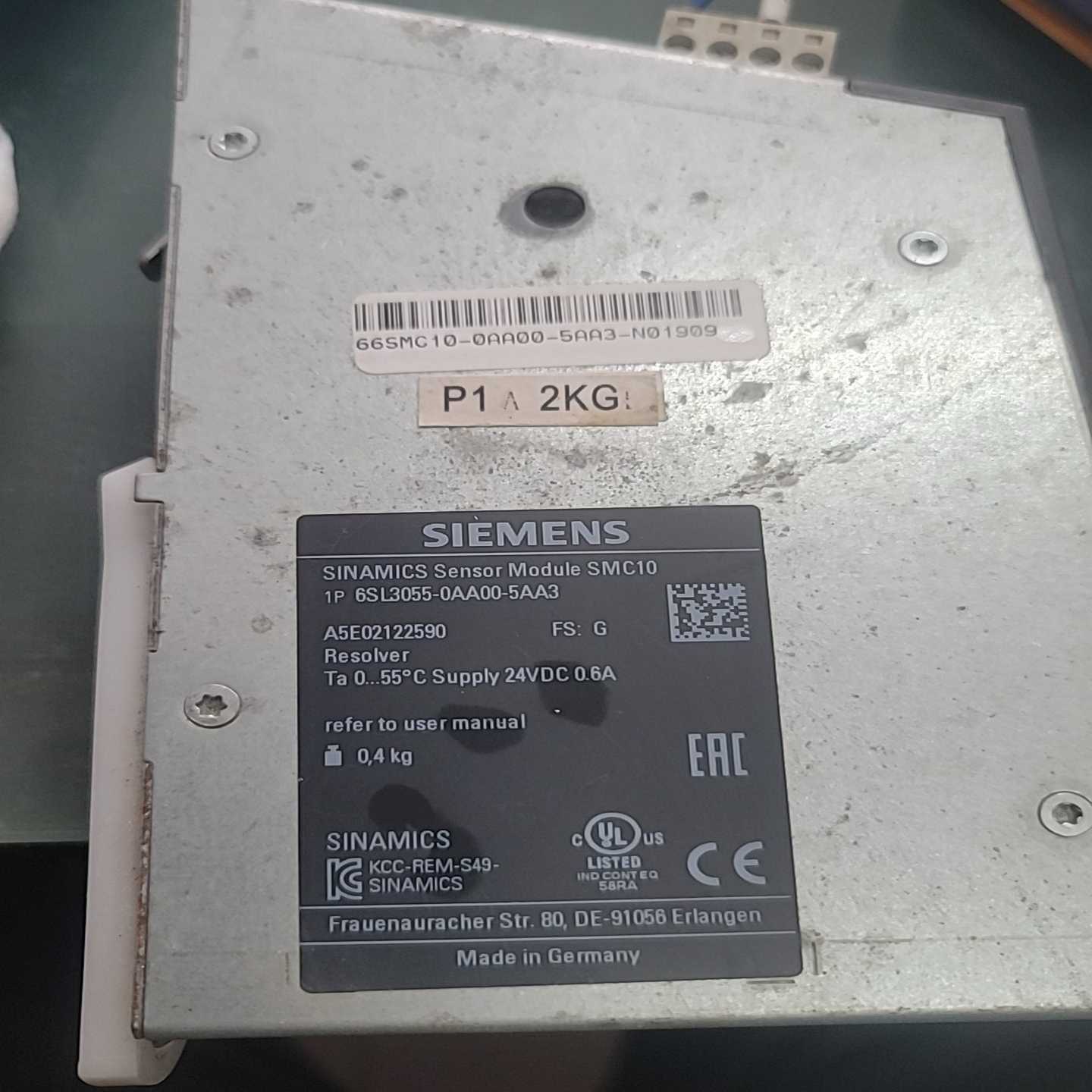 西门子传感器模块6SL3055-0AA00-5AA3拆机功能