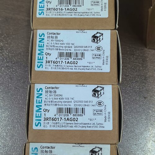 西门子3RT6017-1AG02 交流接触器--议价商品
