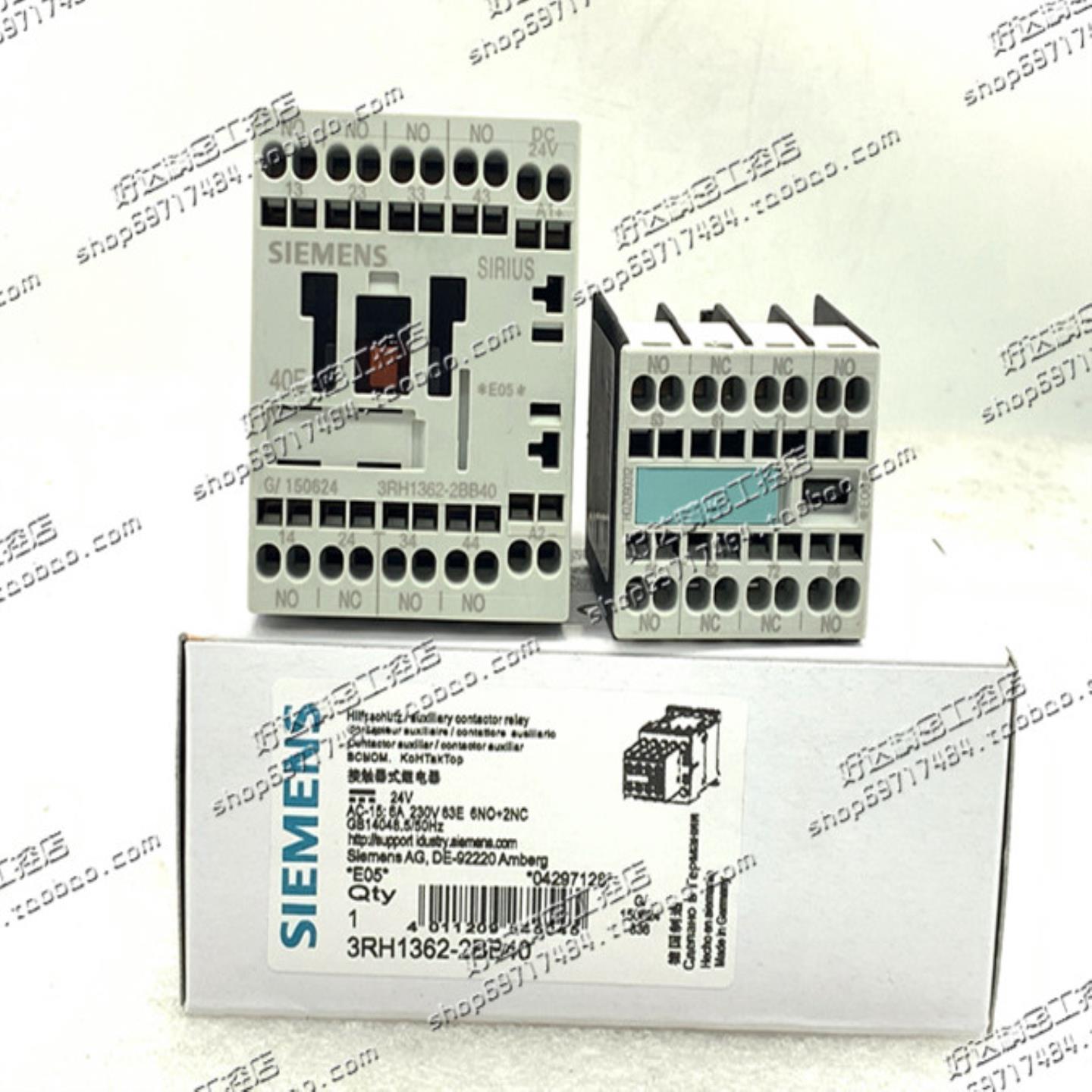 3RH1362-2BB40DC24V进口德国西门子电梯专用接触器现货正品全新