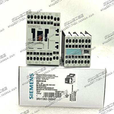 3RH1362-2BB40DC24V进口德国西门子电梯专用接触器现货正品全新