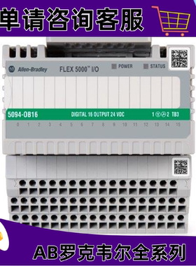 议价5094-OB16 现货 Flex 5000输出模块，24VDC，16个输出 5094OB
