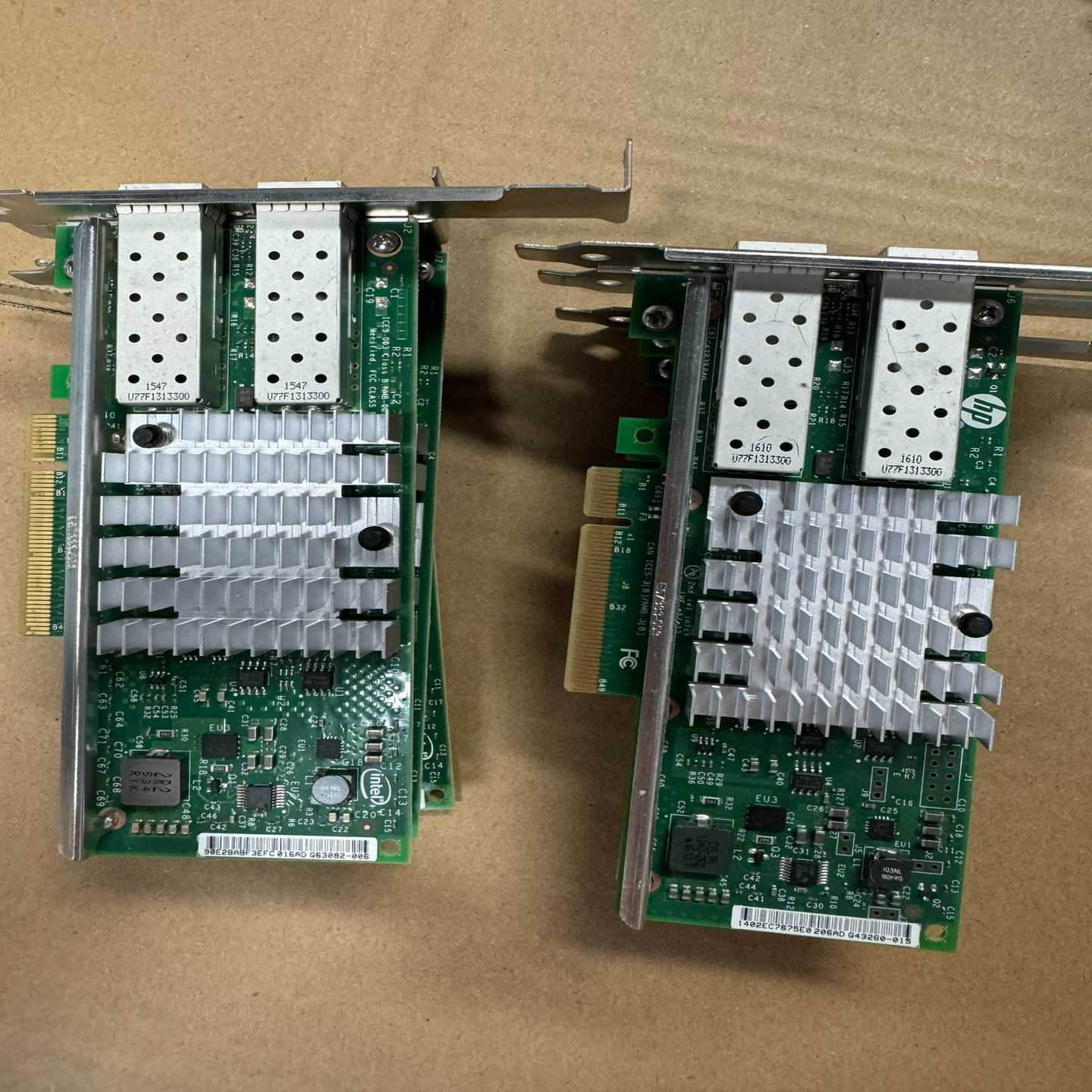 原装INTEL  双口万兆网卡 X520-DA2   0F3
