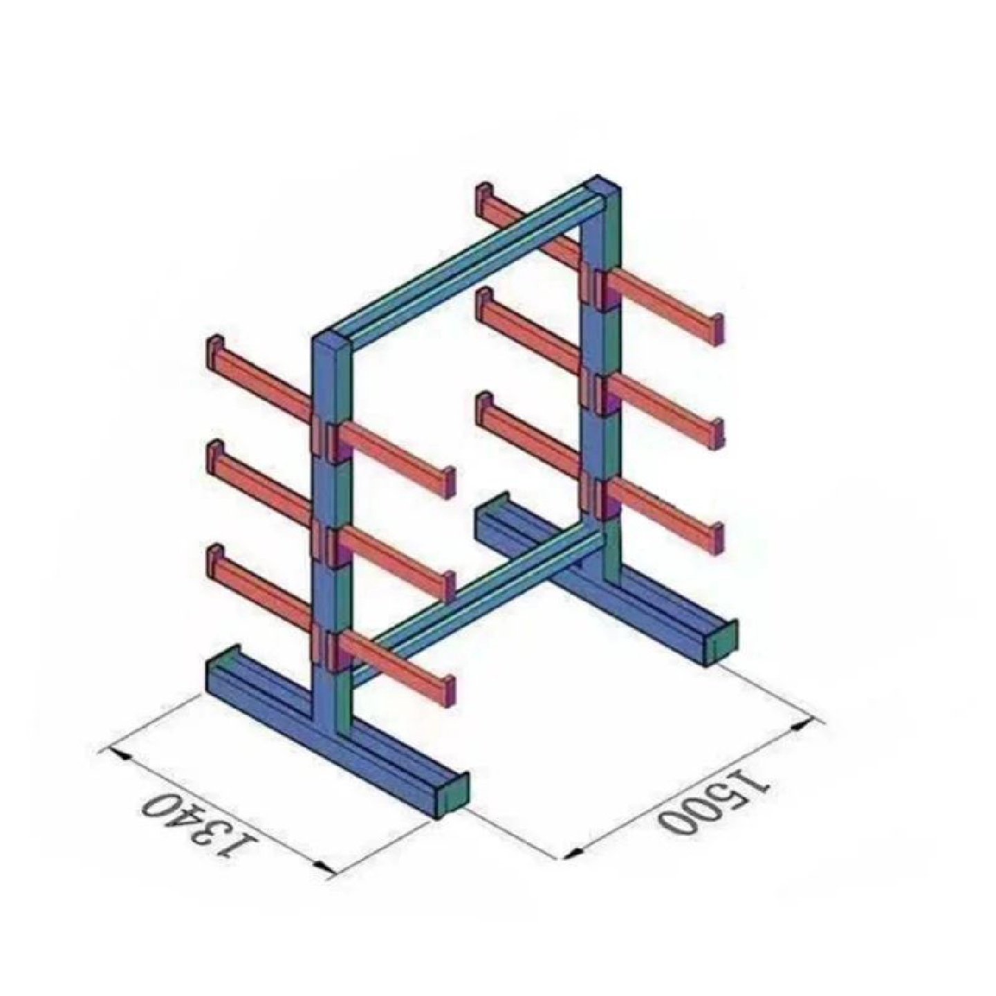 悬臂式重型仓储货架双面板材铝材钢管型材圆管托臂仓库单悬臂货架,商业/办公家具,托臂货架/悬臂货架,淘宝优惠券,粉丝福利购,淘宝优惠卷