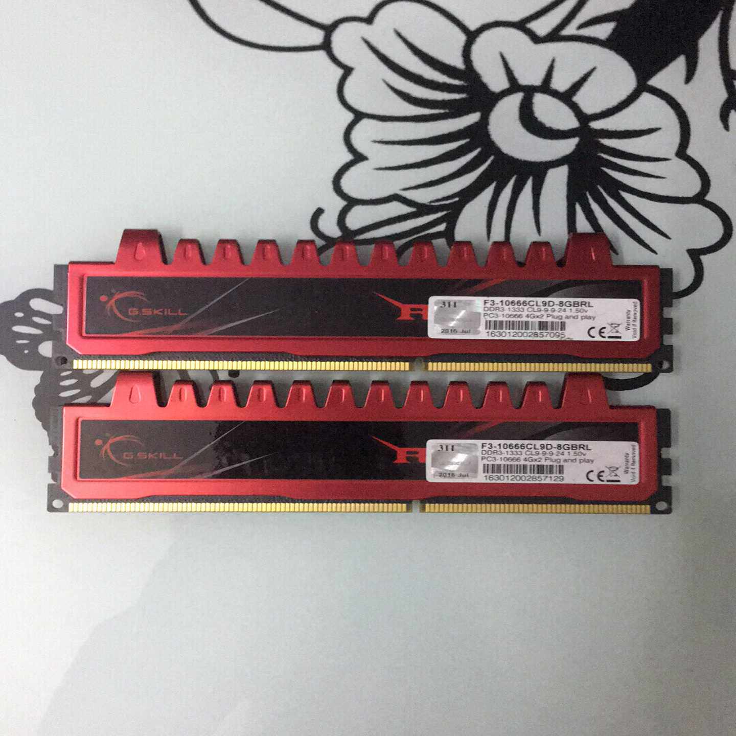 #内存#芝奇DDR38G/1333(4GX2)大钢牙天生一对询价