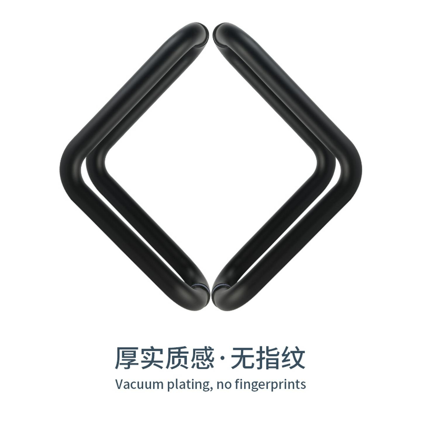 不锈钢圆管拉手大门把手V型加厚玻璃门木门铝合金有框门扶手