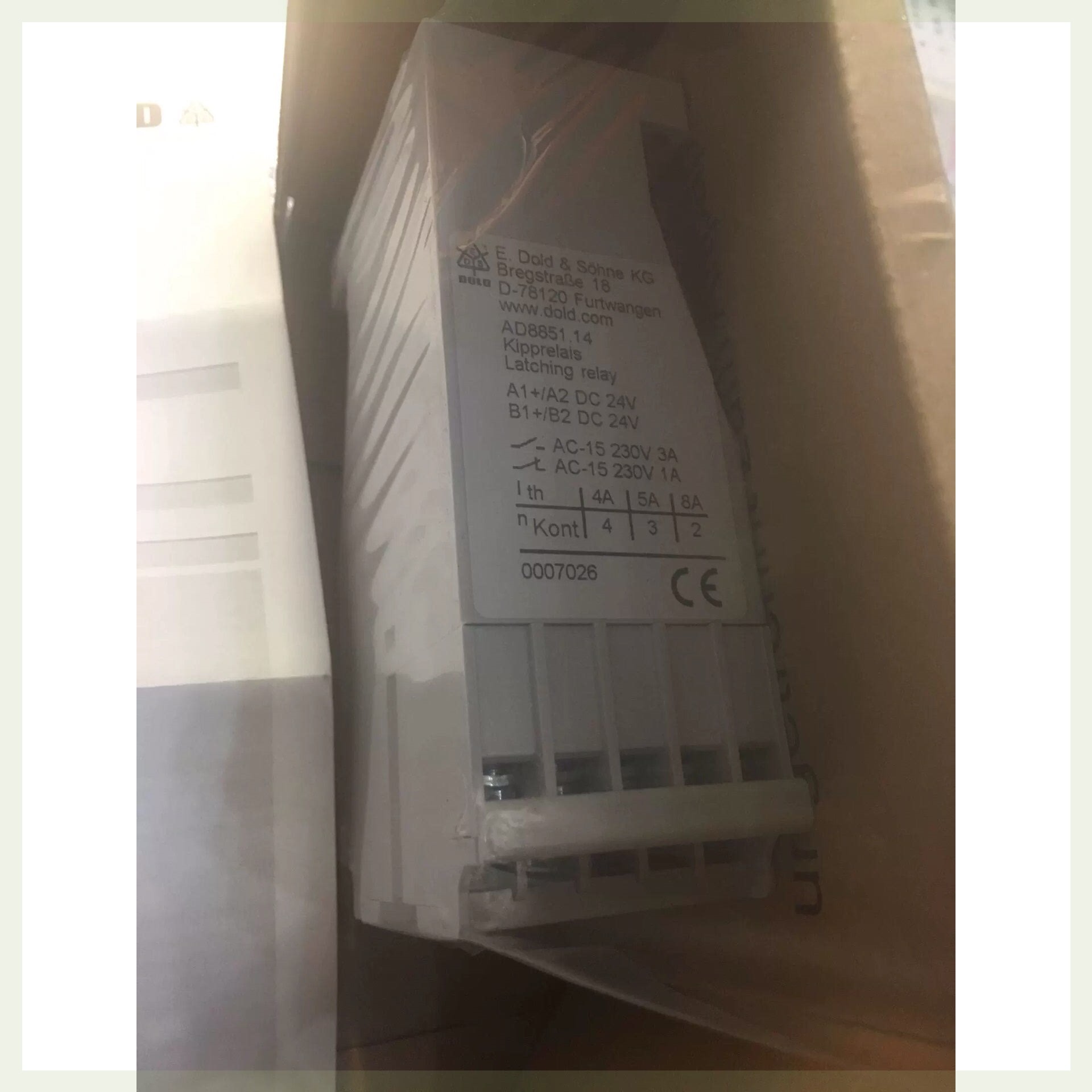 售前询价DOLD  latching relay  AD88511