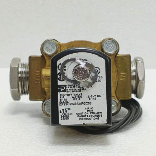 Parker 12F22C2248AAFGC03 Skinner Solenoid Valve 2Way 24V 511