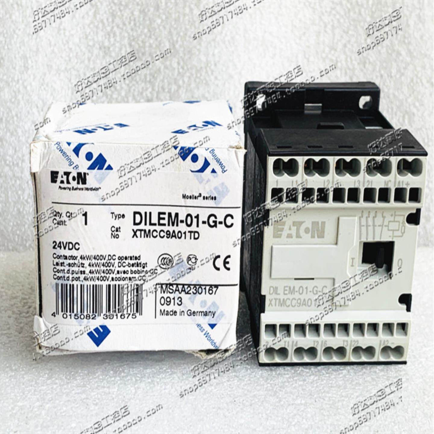 全新原装EATON伊顿穆勒DILEM-10/01-G-C小型直流接触器24VDC